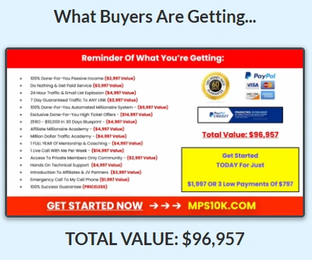 What is Millionaire Partner System