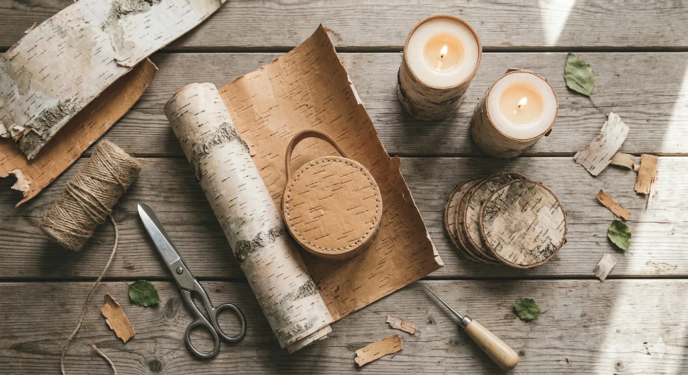 birch tree bark crafts