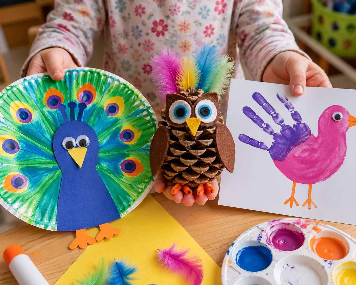bird crafts for preschoolers