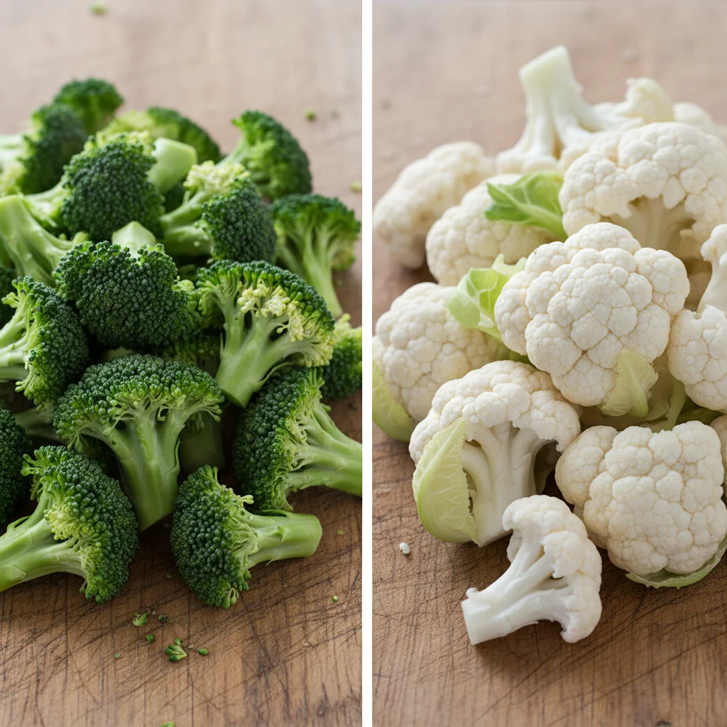 broccoli vs cauliflower