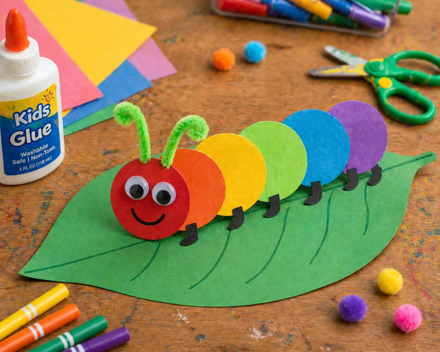 caterpillar craft preschool