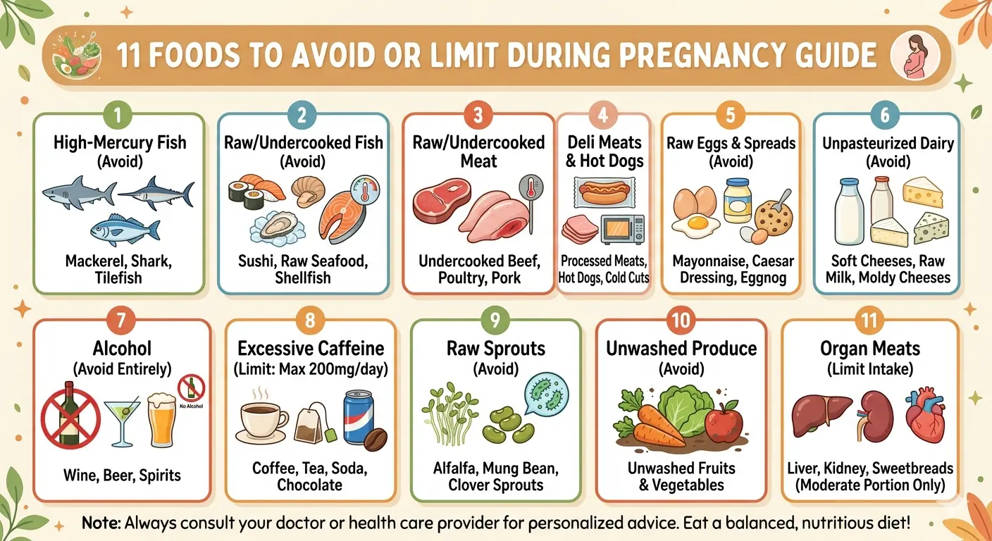 foods to avoid during pregnancy