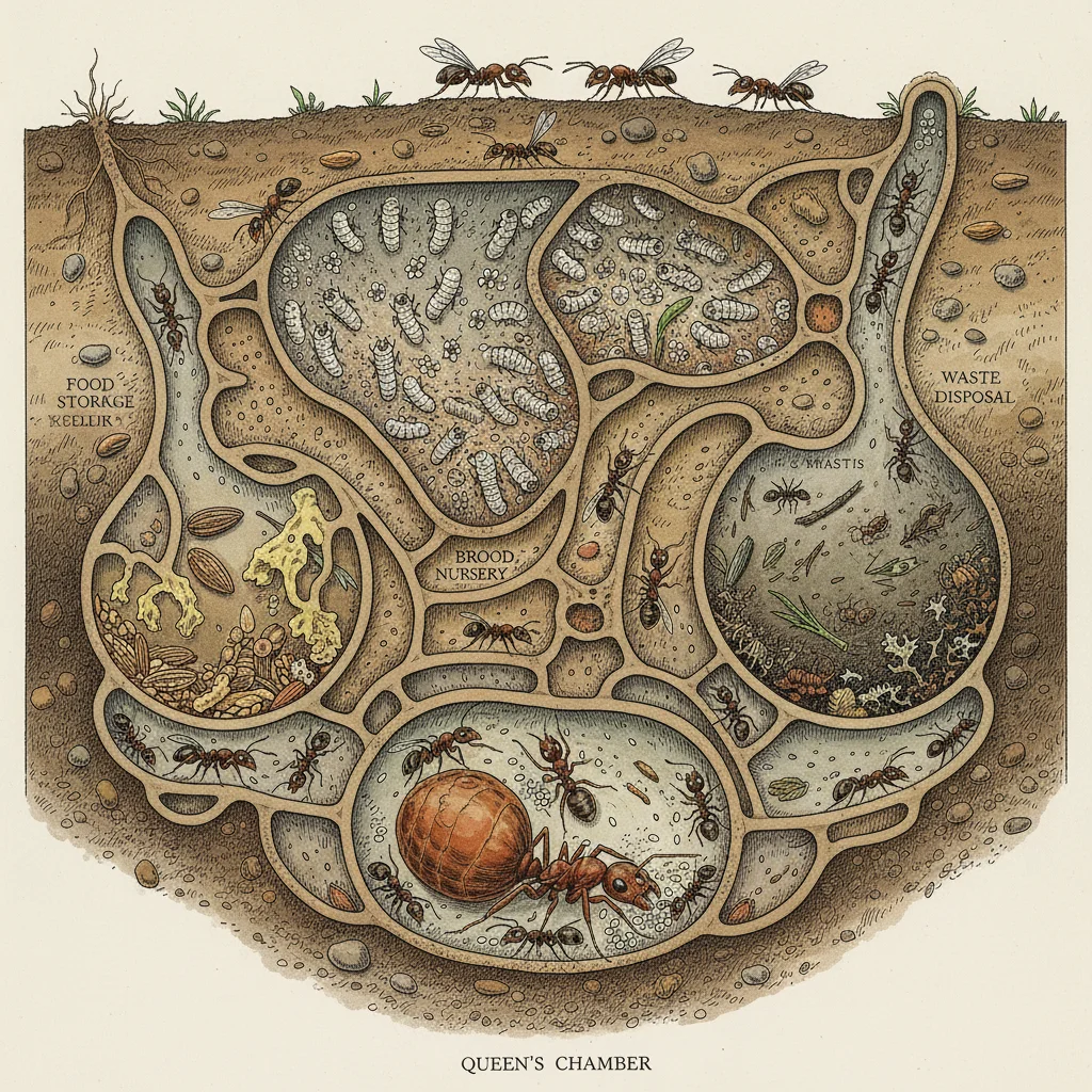 how ants colony works