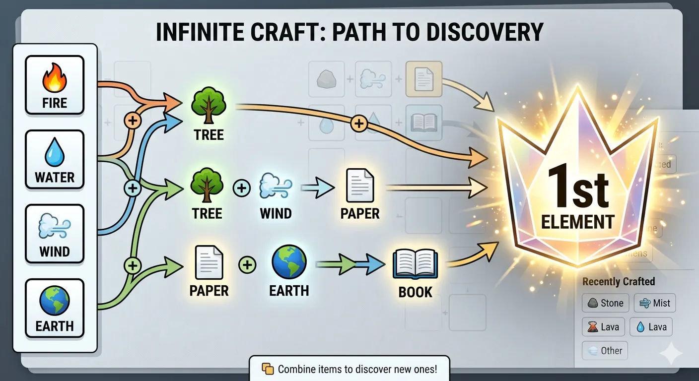 how to make 1st in infinite craft