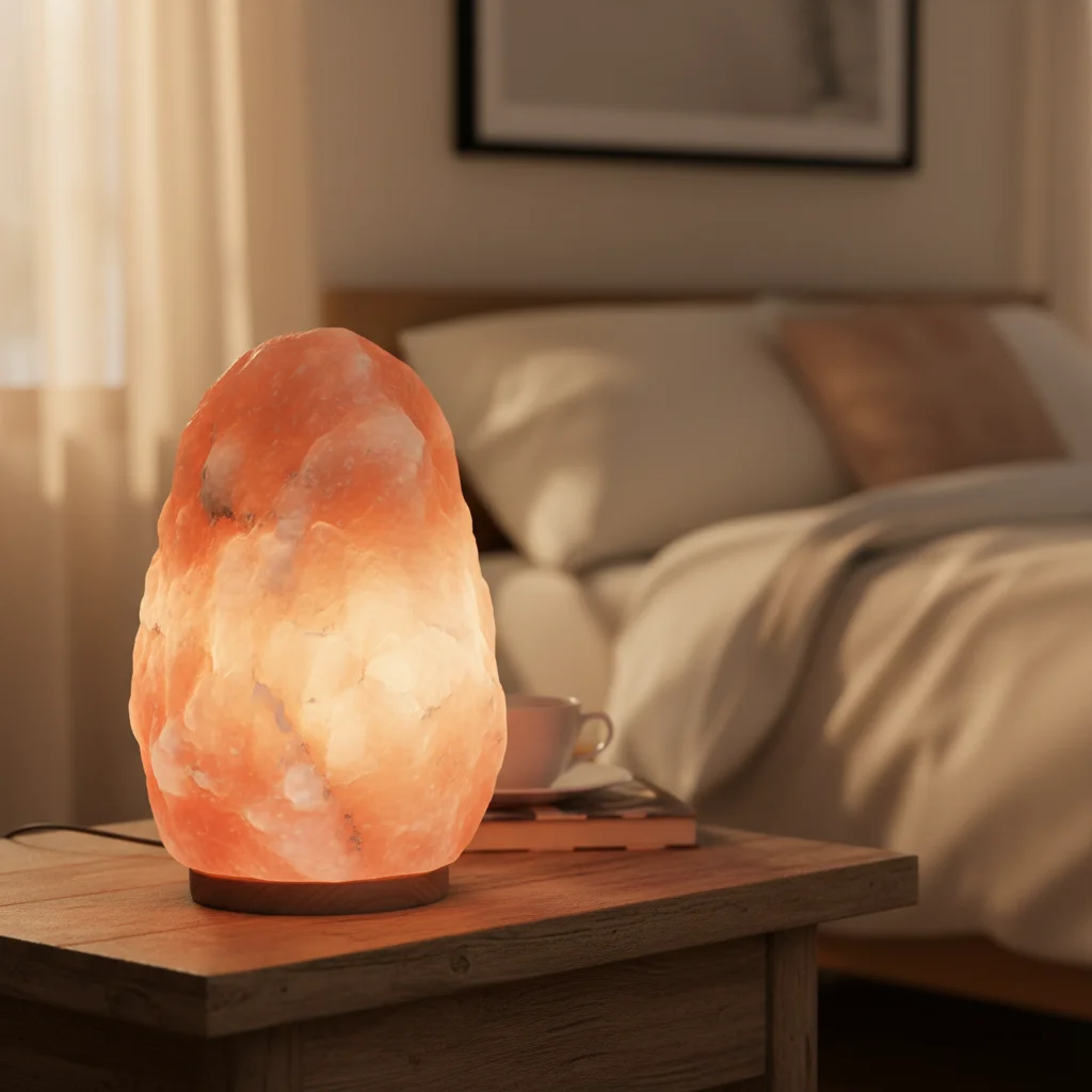 salt crystal lamp