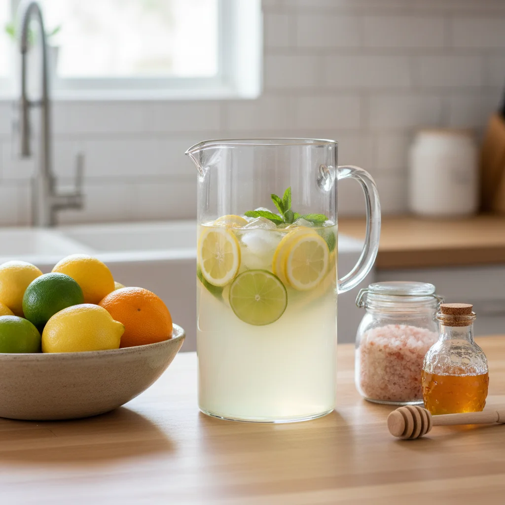 water infused with electrolytes